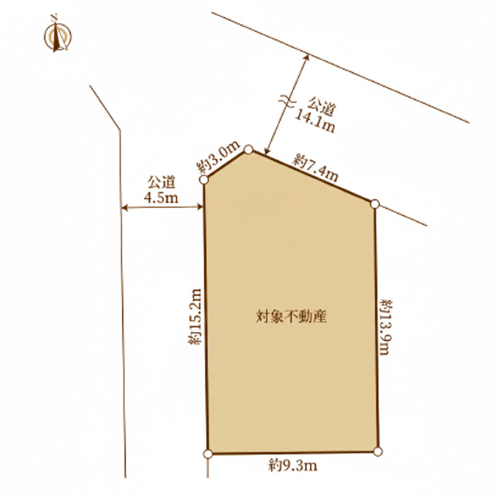 練馬区大泉学園町8丁目売地の区画図|大泉中央公園が目の前で噴水の遊び場やがありお子様も遊ばせられる環境