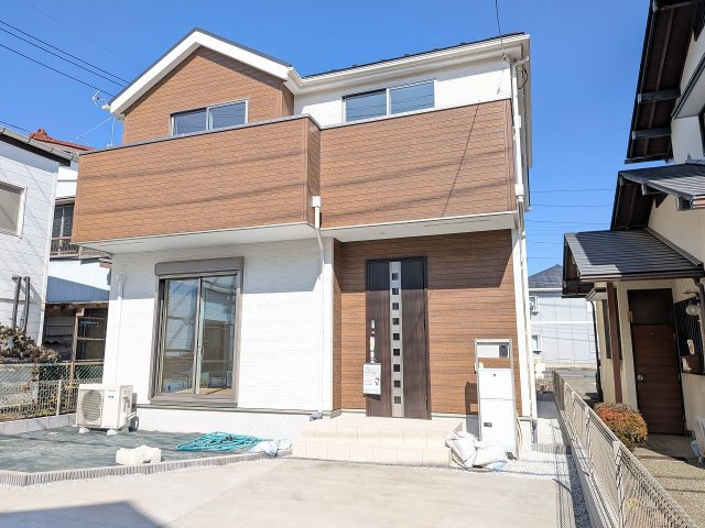 八王子市　四谷町　新築一戸建て　１期の外観|～控除や減税で優遇の長期優良住宅　南道路、並列2台駐車可能　省エネ性能認定～