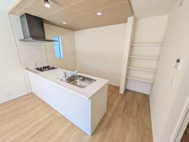 八王子市　四谷町　新築一戸建て　１期のキッチン|～使い勝手良好、オシャレなオープンキッチン～