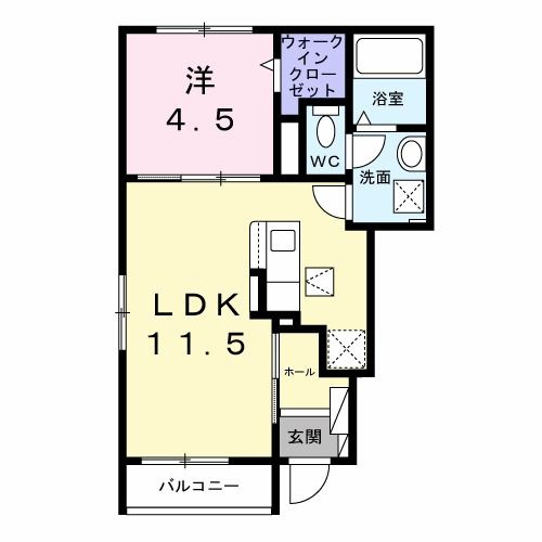 メゾン　ルミエールの間取り