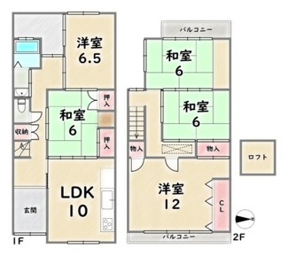 【間取り】 | 右京区西院下花田町