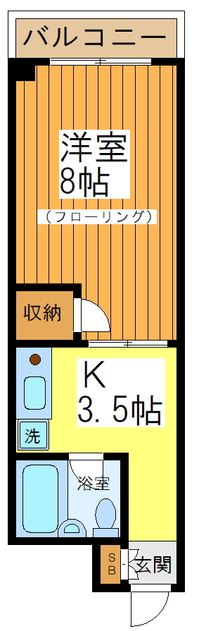 カーサタカクラの間取り
