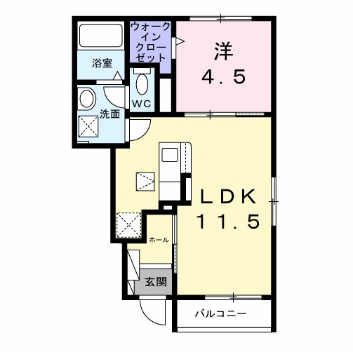 メゾン　ルミエールの間取り
