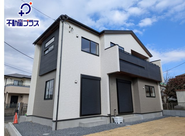 水戸市元吉田町４期の外観|注文住宅のようなおしゃれで重厚感のある外観です♪