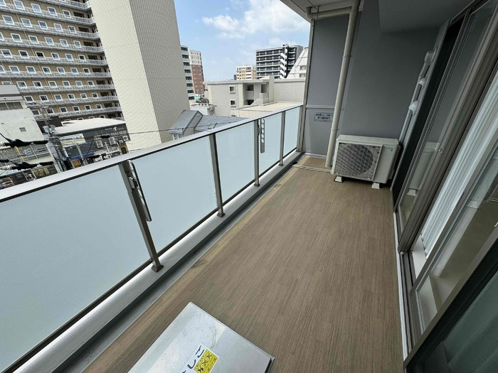 ウエリス姫路のバルコニー