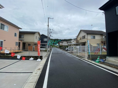 【前面道路含む現地写真】 | 雄琴６丁目　分譲４区画３号地