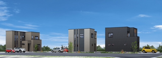 南国市後免町　新築戸建　1号棟　（全3区画）の区画図|1号棟