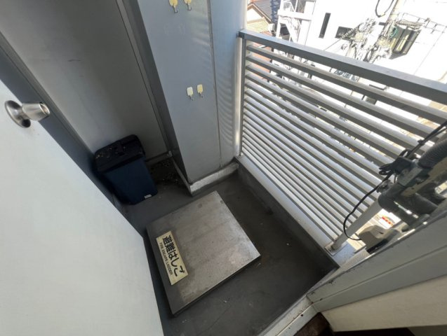 ツムギビルのバルコニー