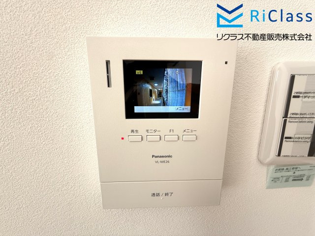 朝日プラザ湊川のセキュリティ|TVモニター付きインターホンです