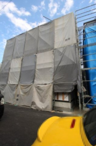 南国市後免町　新築戸建　2号棟　（全3区画）の外観|建築中