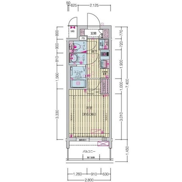 プレサンス桜山駅前アフォードの間取り
