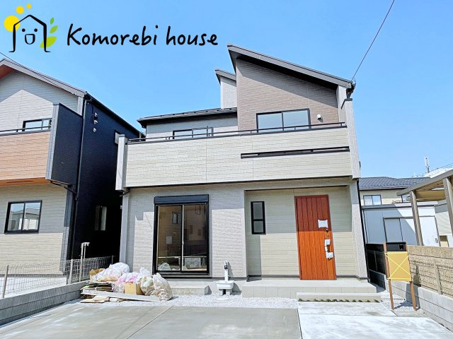 上尾市向山2丁目　2期　新築一戸建て　ブルーミングガーデン　01の外観|26.3.14撮影済み