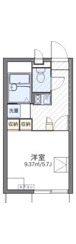 レオパレス岩井の間取り