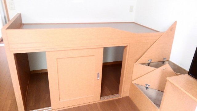 レオパレスＭＯＲＩ・Ａの寝室|設備・仕様は号室により異なる為、現況を優先致します。