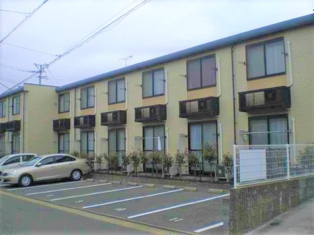 レオパレス湯ノ尻の外観|おしゃれな外観です