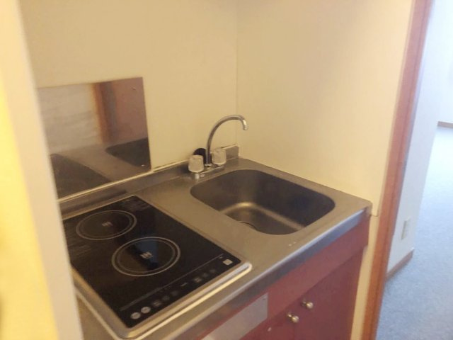 レオパレスマウンドのキッチン|きれいなキッチンです