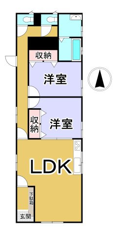 築浅物件　佐野市田沼町の間取り