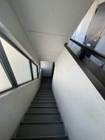 末広マンションのバルコニー