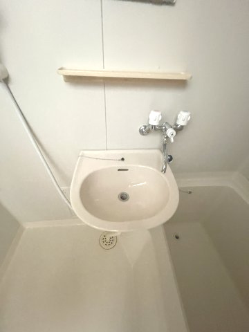 末広マンションの洗面所