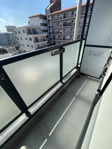 末広マンションのバルコニー