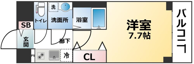 【間取り】 | MELDIA CREST TAPP NAMBA WEST