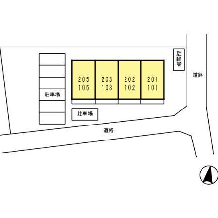 リヴェール不二ガ丘の区画図