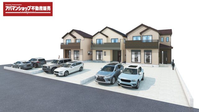 【外観】 | 沼津市本字松下845番 新築建売分譲住宅 建物＋土地 TW06060 | 沼津市本　C.D.E号棟外観パース