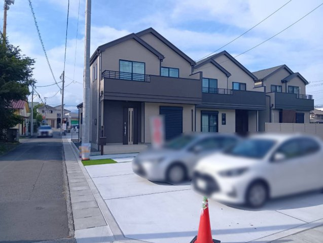 【駐車場】 | 沼津市本字松下845番 新築建売分譲住宅 建物＋土地 TW06060 | 沼津市本　C号棟　駐車スペース　※令和8年9月25日撮影