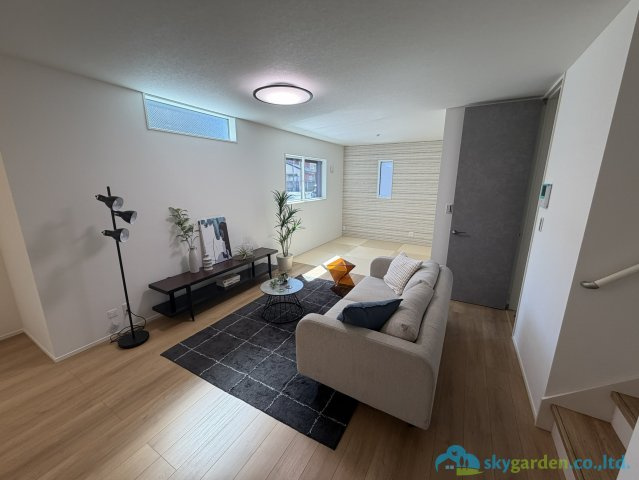 秦野市第2曽屋　新築戸建　全４棟　１号棟の居間・リビング