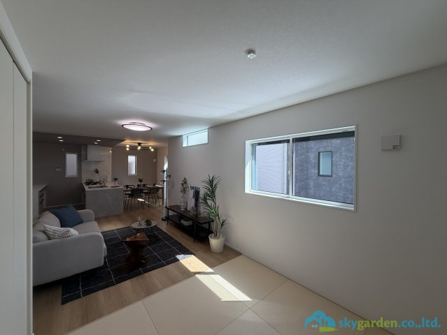 秦野市第2曽屋　新築戸建　全４棟　１号棟の居間・リビング