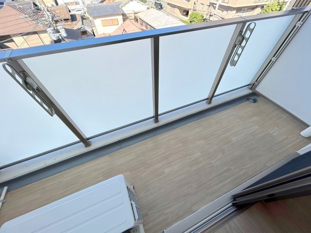 グランフォルテ田川のバルコニー