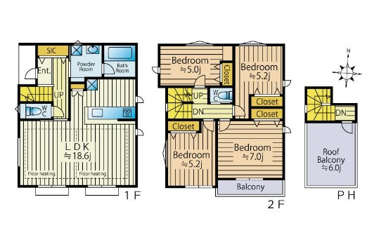 所沢市若松町1期全1棟　新築戸建