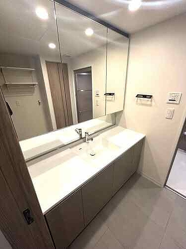 パークホームズ柏サンクの洗面所|洗面台　※2026年1月の写真