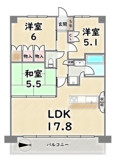 【間取り】 | ファインフラッツ京都西院ザ・レジデンス