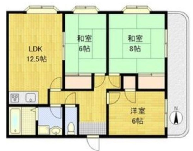 【間取り】 | エステートBLDⅢ