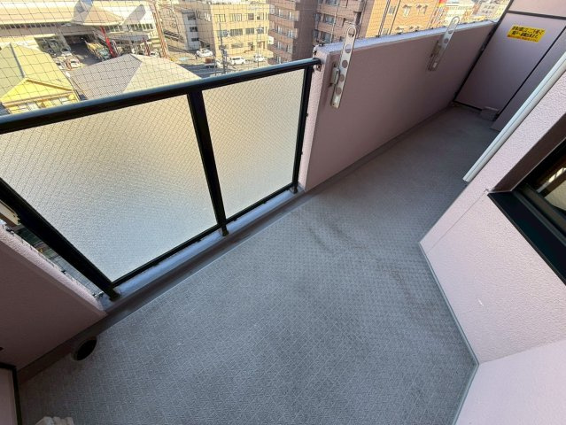 ディアステージ奈良三条のバルコニー