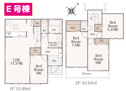 【間取り】 | 沼津市本　E号棟間取り図