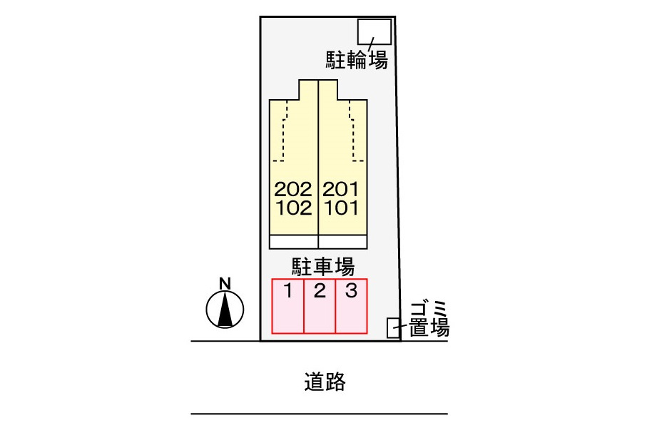 ハーモニー Mの区画図