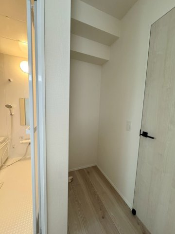  For.M Iーフォルムー小倉南区石田南1丁目1期　【小倉南区　新築戸建て】の脱衣所|洗面脱衣室には収納スペース完備♪