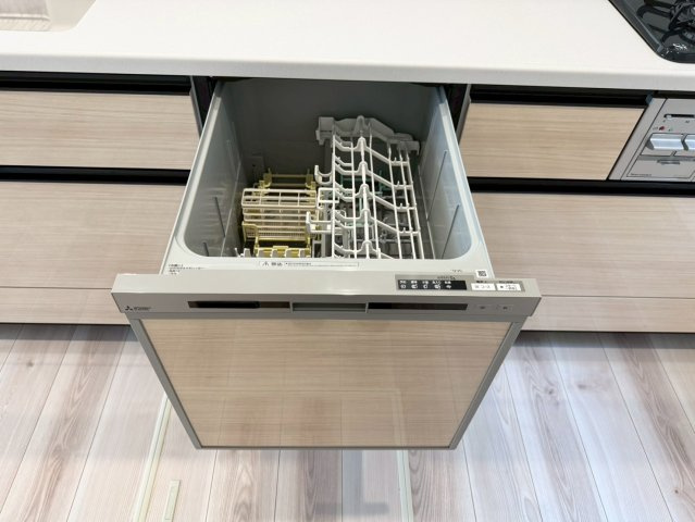  For.M Iーフォルムー小倉南区石田南1丁目1期　【小倉南区　新築戸建て】のキッチン|後片付けもラクラクな食器洗乾燥機付　　【小倉南区　新築戸建て】