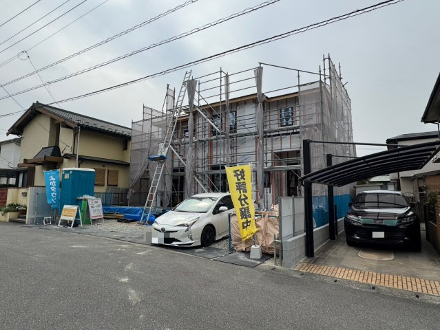  For.M Iーフォルムー小倉南区石田南1丁目1期　【小倉南区　新築戸建て】の外観|現地撮影　2026,3,30　 For.M Iーフォルムー小倉南区石田南1丁目1期　【小倉南区　新築戸建て】