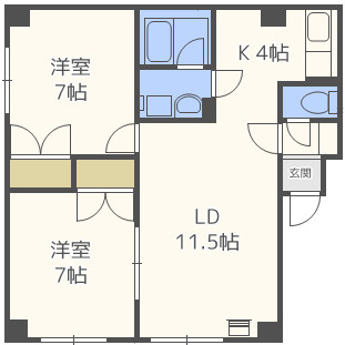 【間取り】 | イシオカマンションⅡ