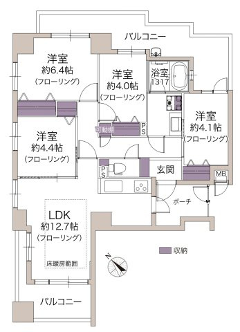 ワコーレグランシティ東山の間取り|ご内覧はお気軽にリクラス不動産販売までお問合せください