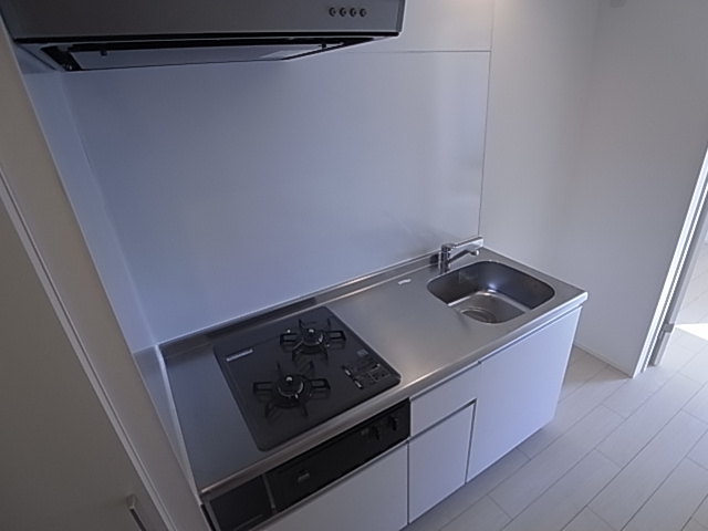 神戸市須磨区戎町４丁目のアパートのキッチン|システムキッチン（ガス２口）