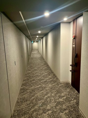 HARUMI FLAG SUN VILLAGE T棟のその他共用部分|ホテルライクな内廊下の設計になります。
