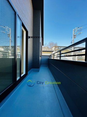 藤沢市大庭の新築一戸建のバルコニー