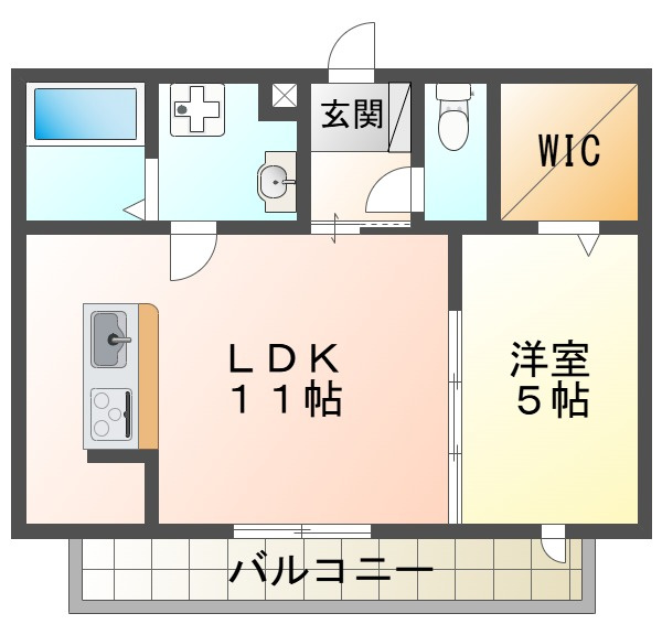 スマイルハートⅡの間取り