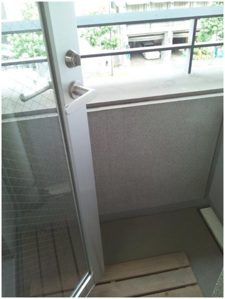 コムロンド四谷三丁目のバルコニー|コムロンド四谷三丁目