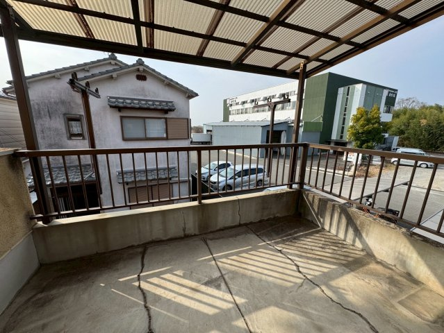 北永井町戸建のバルコニー