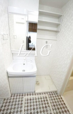 【洗面所】 | エスパーダ桜台 | 独立洗面台です。